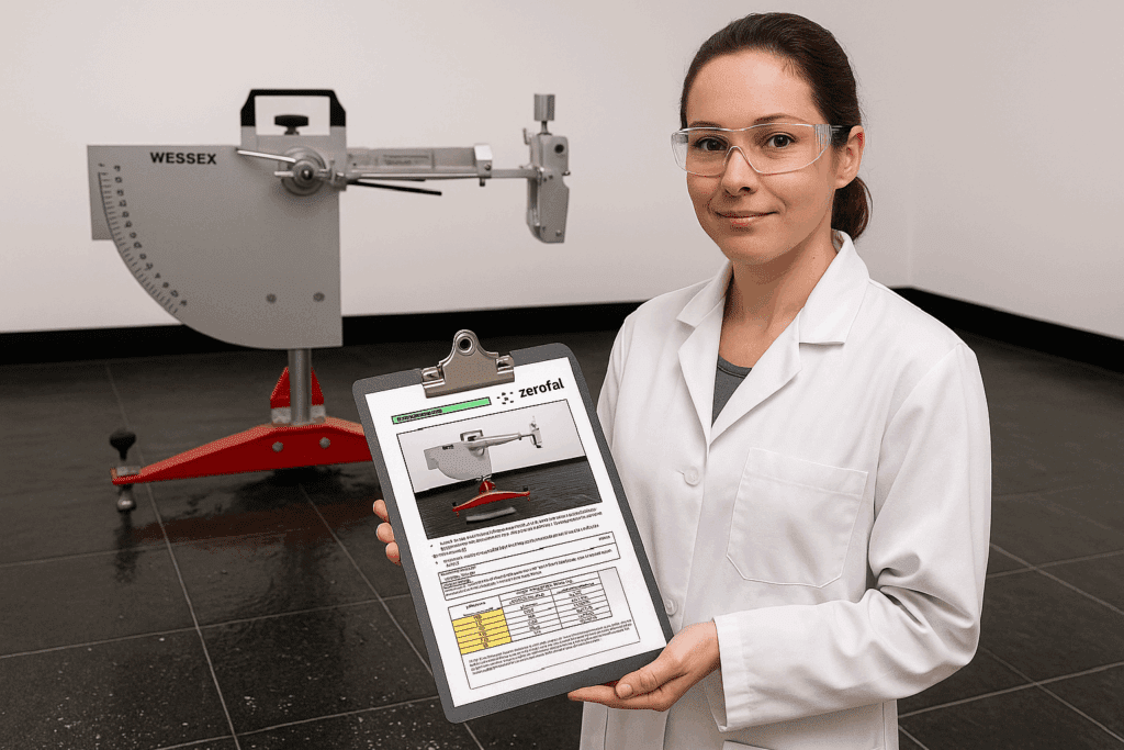 From Tile to Certificate: The Lab Journey | Zerofal Slip Test Specialists